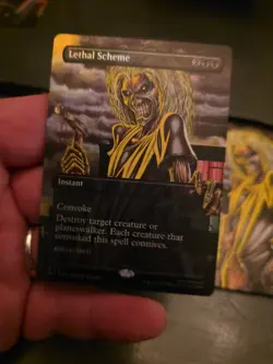 Iron MAIDEN Magic Lethal Scheme Foil Secret Lair R 2187 Sld En Mtg Tcg - Image 4