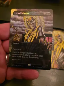 Iron MAIDEN Magic Lethal Scheme Foil Secret Lair R 2187 Sld En Mtg Tcg - Image 5