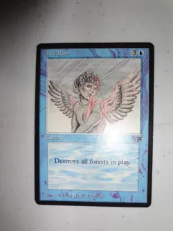 MTG MAGIC THE GATHERING CARD ORIGINAL LEGENDS ACID RAIN BLUE SORCERY VINTAGE ENG - Image 1