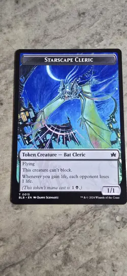 Starscape Cleric Token Bloomburrow Regular MTG NM - Image 1