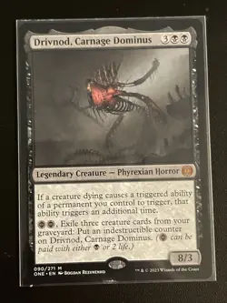 Drivnod, Carnage Dominus 90 MTG Phyrexia: All Will Be One (ONE) Mythic NM - Image 1