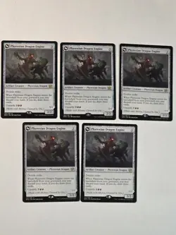 5x Phyrexian Dragon Engine - Brother' War - Near Mint - MTG - Image 1