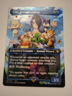 Lulu, Stern Guardian (Borderless) (Chocobo Track Foil) Free Shipping - Image 1