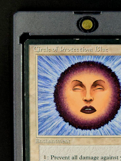1995 MTG Magic the Gathering Ice Age COP Circle of Protection Blue Vintage WOTC - Image 4
