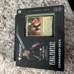 LIMIT BREAK COMMANDER DECK MTG MAGIC GATHERING FINAL FANTASY VII NEW Sealed - Image 1