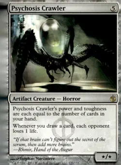 Mirrodin Besieged #126 Psychosis Crawler - Image 1