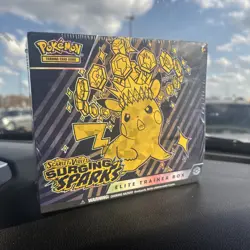 Pokemon Scarlet & Violet Surging Sparks Elite Trainer Box ETB Factory Sealed - Image 1