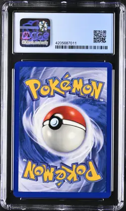 CGC 9 MINT Pikachu (Red Cheeks) 58/102 1st Edition Base Set Pokemon Card - Image 2