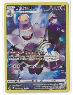 Dusknoir - TG06/TG30 - Pokemon Brilliant Stars Sword & Shield Holo Rare Card NM - Image 1