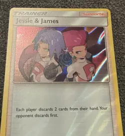 Pokemon Jesse James Holo Rare Card 58/68 Hidden Fates Near Mint - Image 2