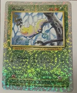 Dark Vaporeon Reverse, Gengar Reverse, Weedle Reverse Pokemon Card Lot Of 3 - Image 3
