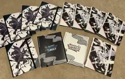 Pokemon Black Bolt & White Flare Binders 6 of each 12 total NO PACKS - Image 1