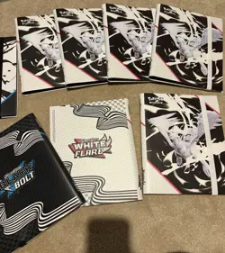 Pokemon Black Bolt & White Flare Binders 6 of each 12 total NO PACKS - Image 3