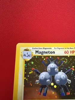 Pokemon TCG Magneton Base Set 2 9/130 Holo Unlimited Holo (LP) GREAT SWIRL - Image 5