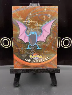 Pokemon Card Golbat #42 TOPPS Series 1 Black Logo NM - Image 2