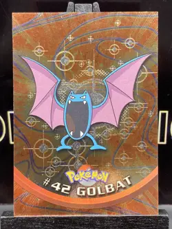 Pokemon Card Golbat #42 TOPPS Series 1 Black Logo NM - Image 3