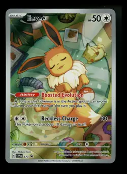 Eevee 173 Black Star Promo 2025 Scarlet Violet IR Holo Pokemon Card TCG - Image 1