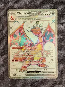 2023 Pokemon - Charizard ex, S&V Obsidian Flames #056 Holo Black Star Promo - Image 1