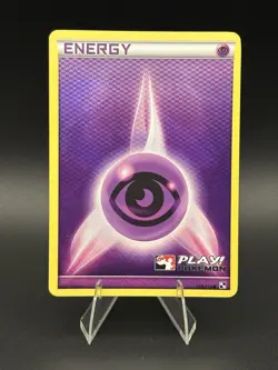 Psychic Energy 109/114 Pokemon Play! League Crosshatch Holo NM - Image 1