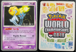 Pokemon TCG - Uxie 43/146 Lv. 55 - World Championships 2010 - League Promo - LP - Image 1