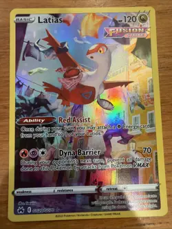 Pokemon Latias TCG Full Art Ultra Rare Holo Card GG20/GG70 M/NM Condition - Image 5