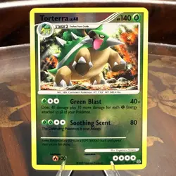Pokemon Card Torterra Platinum Reverse Holo Rare Rare 39/127 LP - Image 1