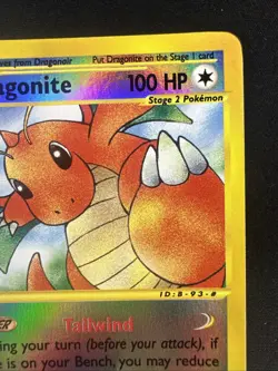 Dragonite 43/165 Reverse Holo Rare, Expedition e-Series e-Reader Pokemo Pokemon - Image 3