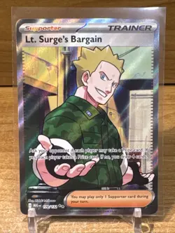 Lt. Surge's Bargain - 170/132 - Pokemon Mega Evolution Ultra Rare NM - Image 1