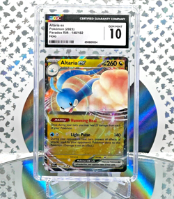 CGC 10 Altaria EX 140/182 Paradox Rift Full Art Double Rare Pokemon Card - Image 1