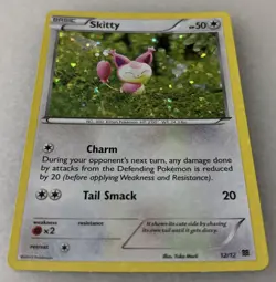 Pokemon Skitty Confetti Holo 12/12 McDonald's Collection 2015 LP - Image 2