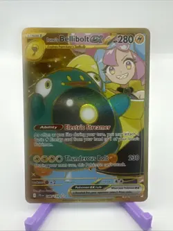 Pokemon TCG Iono's Bellibolt EX Journey Together 188/159 Secret Rare Card - Image 1