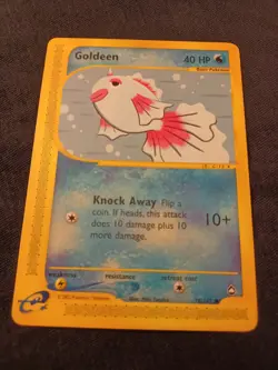 Pokemon Goldeen 78/147 Aquapolis Set Regular LP - Image 1