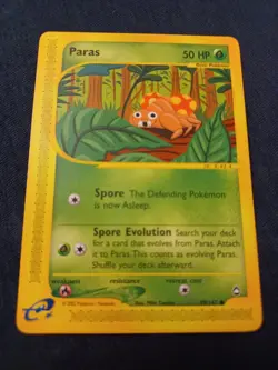 Pokemon Paras 99/147 Aquapolis Set Regular LP - Image 1