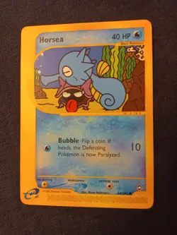 Pokemon Horsea 084/147 Aquapolis Set Regular LP - Image 1