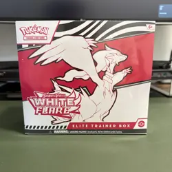 Pokemon TCG White Flare Elite Trainer Box ETB Trading Cards - Factory New Sealed - Image 1