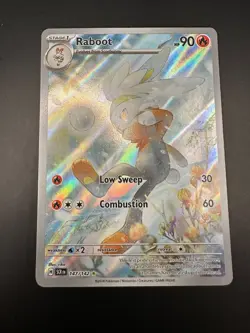 Raboot - 147/142 Stellar Crown (Pokemon) Full Art Illustration Rare - Image 1