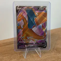 Pokemon CHARIZARD Full Art Champions Path Holo SWSH050 - Image 1