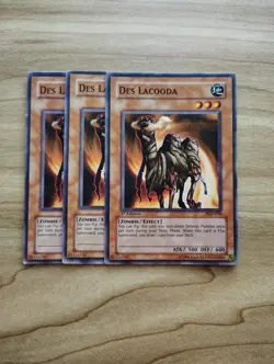 Yu-Gi-Oh! - Des Lacooda 3X - Complete Playset - Image 1