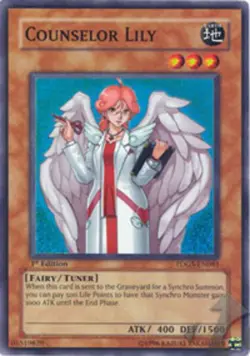 1x (HP) Counselor Lily - TDGS-EN081 - Super Rare - 1st Edition YuGiOh - Image 1