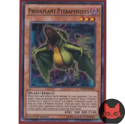 Yugioh Predaplant Pterapenthes FUEN-EN003 Super Rare 1st Edition NM - Image 1