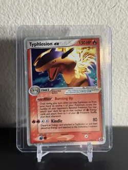 Pokemon TCG Typhlosion EX Holo Rare Card 110/115 2005 Unseen Forces - Image 1
