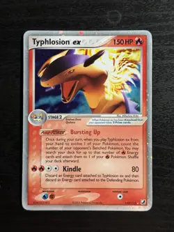 Pokemon TCG Typhlosion EX Holo Rare Card 110/115 2005 Unseen Forces - Image 3