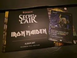 Iron MAIDEN Magic Unearth Foil Secret Lair R 2191 Sld En Mtg Tcg Card - Image 1