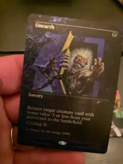 Iron MAIDEN Magic Unearth Foil Secret Lair R 2191 Sld En Mtg Tcg Card - Image 3