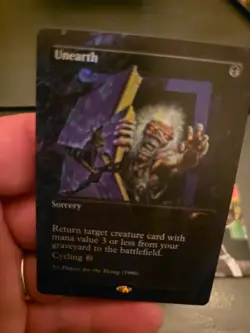 Iron MAIDEN Magic Unearth Foil Secret Lair R 2191 Sld En Mtg Tcg Card - Image 5