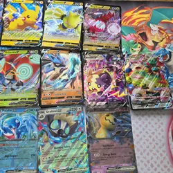 Jumbo 19 Pokemon Card Lot + Celebrations Binder EX/V/Vmax LOT - - Image 4