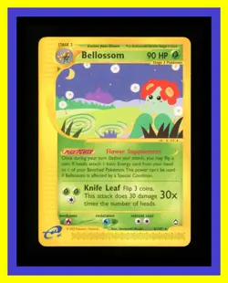 Bellossom - 5/147 - Aquapolis - Non Holo Rare - Pokemon Card - Image 1