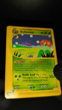 Bellossom - 5/147 - Aquapolis - Non Holo Rare - Pokemon Card - Image 2