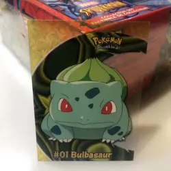 Bulbasaur #01 2000 Topps Pokemon TV Animation Edition Clear Card PC2 NM - Image 2
