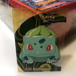 Bulbasaur #01 2000 Topps Pokemon TV Animation Edition Clear Card PC2 NM - Image 3